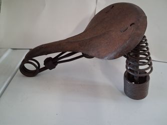 Early 1900's bicycle seat