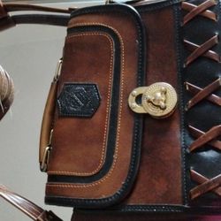 Brown Leather Woman's Purse