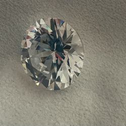 NEW 3.0 carat round brilliant cut Moissanite stone