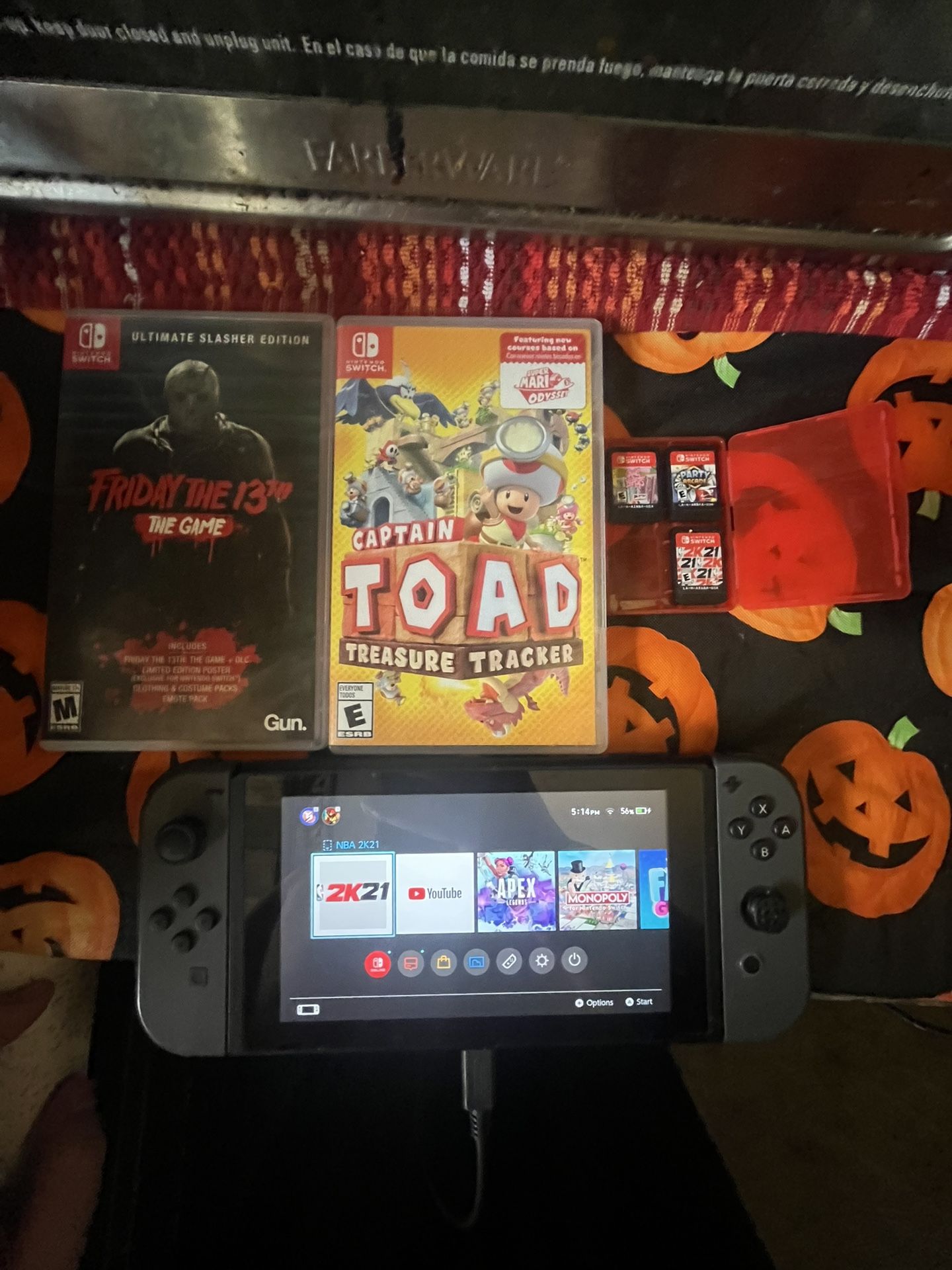 Nintendo Switch With Games