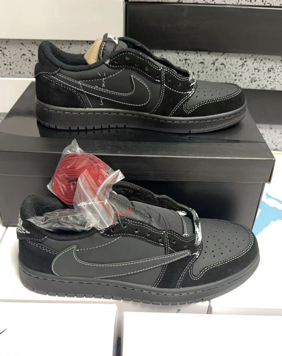 Jordan 1 Travis Scott Black Phantom 
