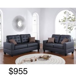 Comfortable Beautiful Sofa and Loveseat Set
