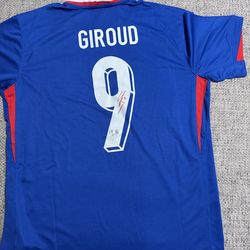 OLIVIER GIROUD Signed France Authentic Nike Soccer Jersey BAS Beckett Auto FFF