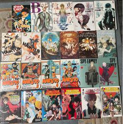 Lot of 23 Mixed Manga Books