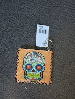 Las Vegas Sugar skull Coin Purse