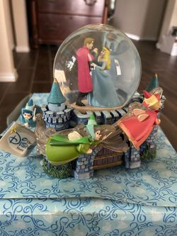 Sleeping beauty snow globe