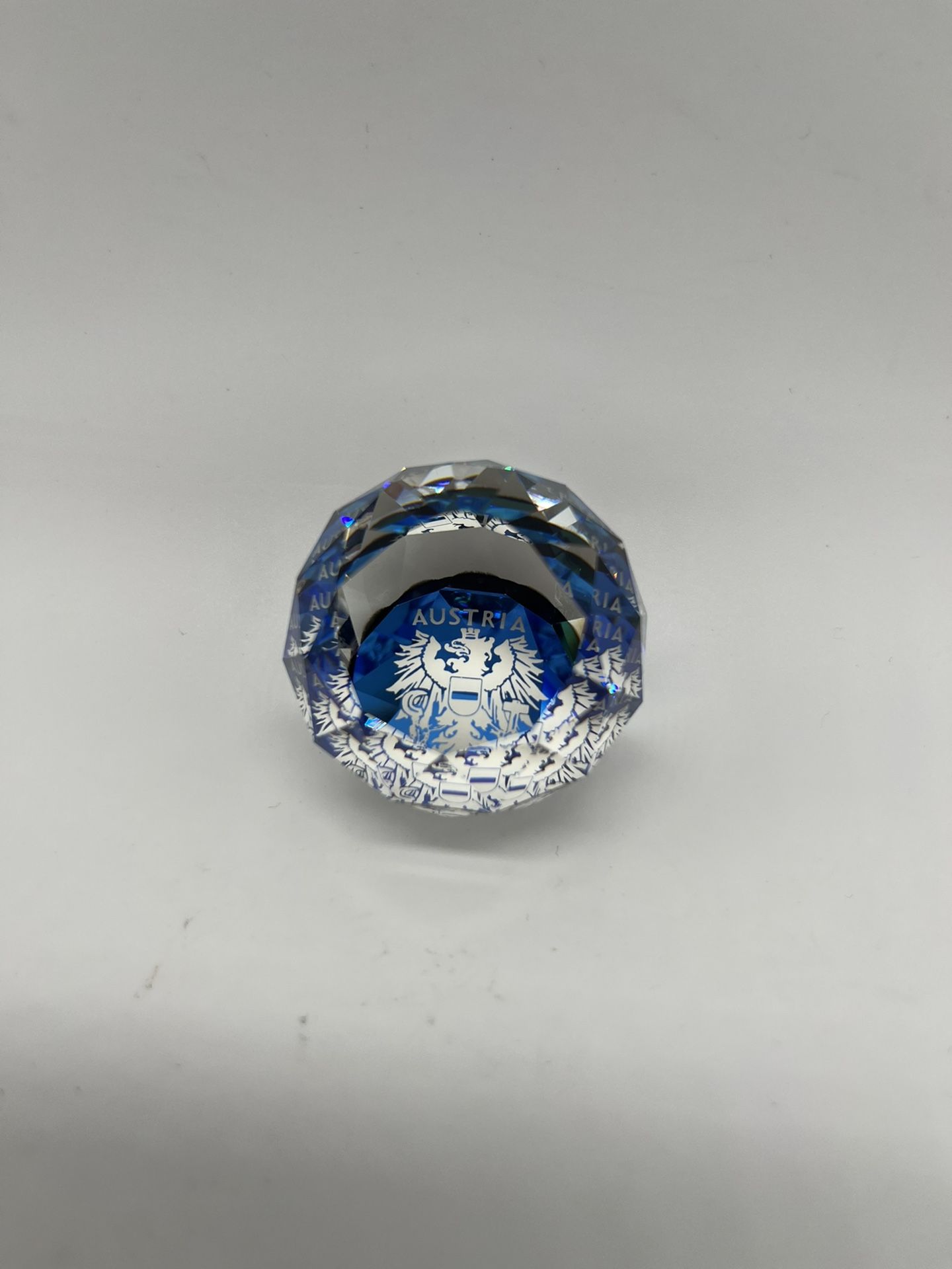 Crystal “Austria” Paperweight