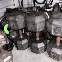 $1 A Pound!!! Dumbbells from 3lbs. to 100lbs. Multiple sets