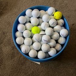 5 Gallon Bucket, Full of golf balls