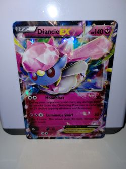 Diancie EX XY43 Holo Promo XY Promo Lightly Played Condition 2015