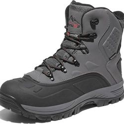 New NORTIV 8 Men Insulated Waterproof Winter Snow Boots Construction Hiking Boot
