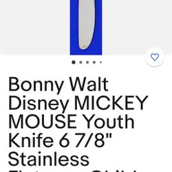 Disney Mickey Mouse Kids Knife