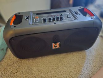 MR DJ FIRE-FLAME Portable Bluetooth Karaoke Party Speaker $70 OBO (Great Condition)