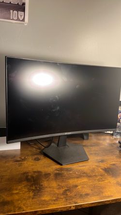 🔥 CRUA 24” Curved Monitor 75Hz FHD 1080p – Like New