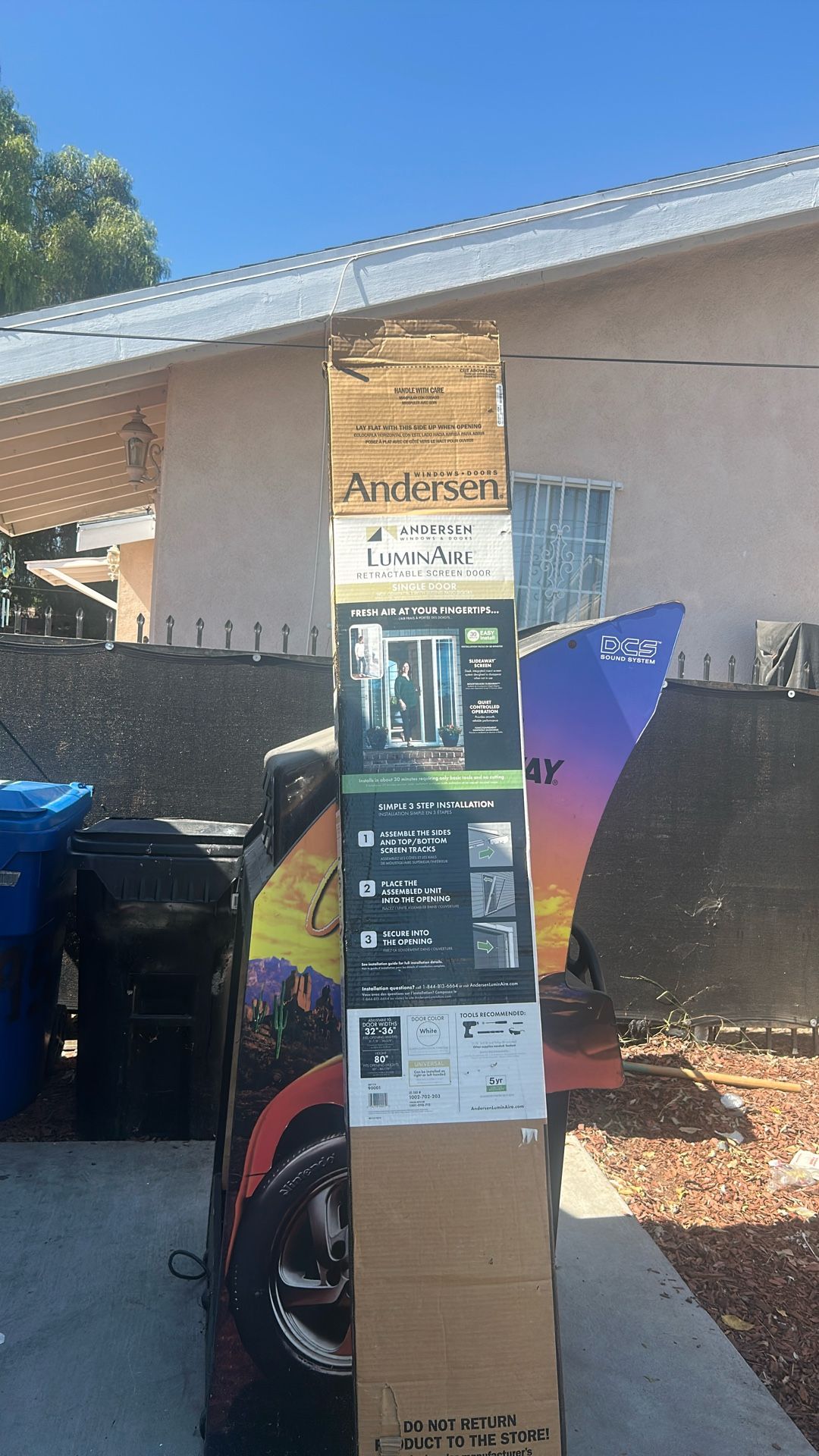 Andersen Lumin Aire Door Color White 32-36in
