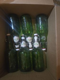 Vintage Grolsch Premium Pilsner Empty Beer Bottles