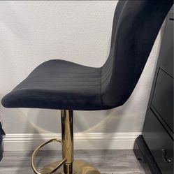 Black Vanity Chair 