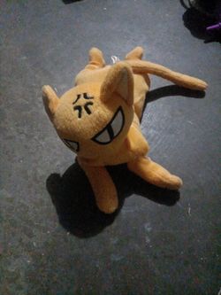 RARE LOOK 2001 Fruits Basket Kyo Cat Anime Plush Vintage Cat HTF Laying Down