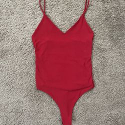 Windsor Red Bodysuit Size M 