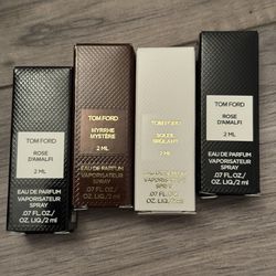 Tom Ford 4 mini sample perfumes travel size 2ml each