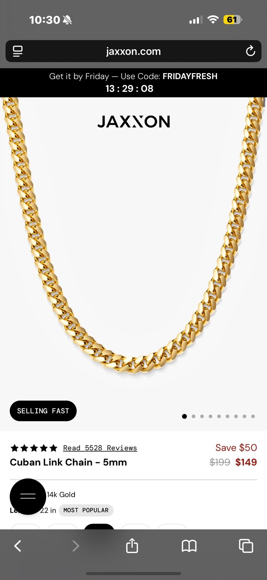 Men’s Gold chain