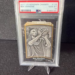 2017 Ud Goodwin Champs Ben Simmons Psa 10