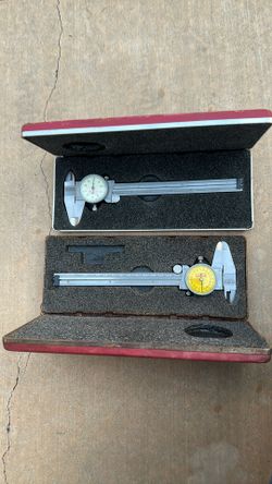 Starrett 120m & 320 6 Inch Dial Calipers