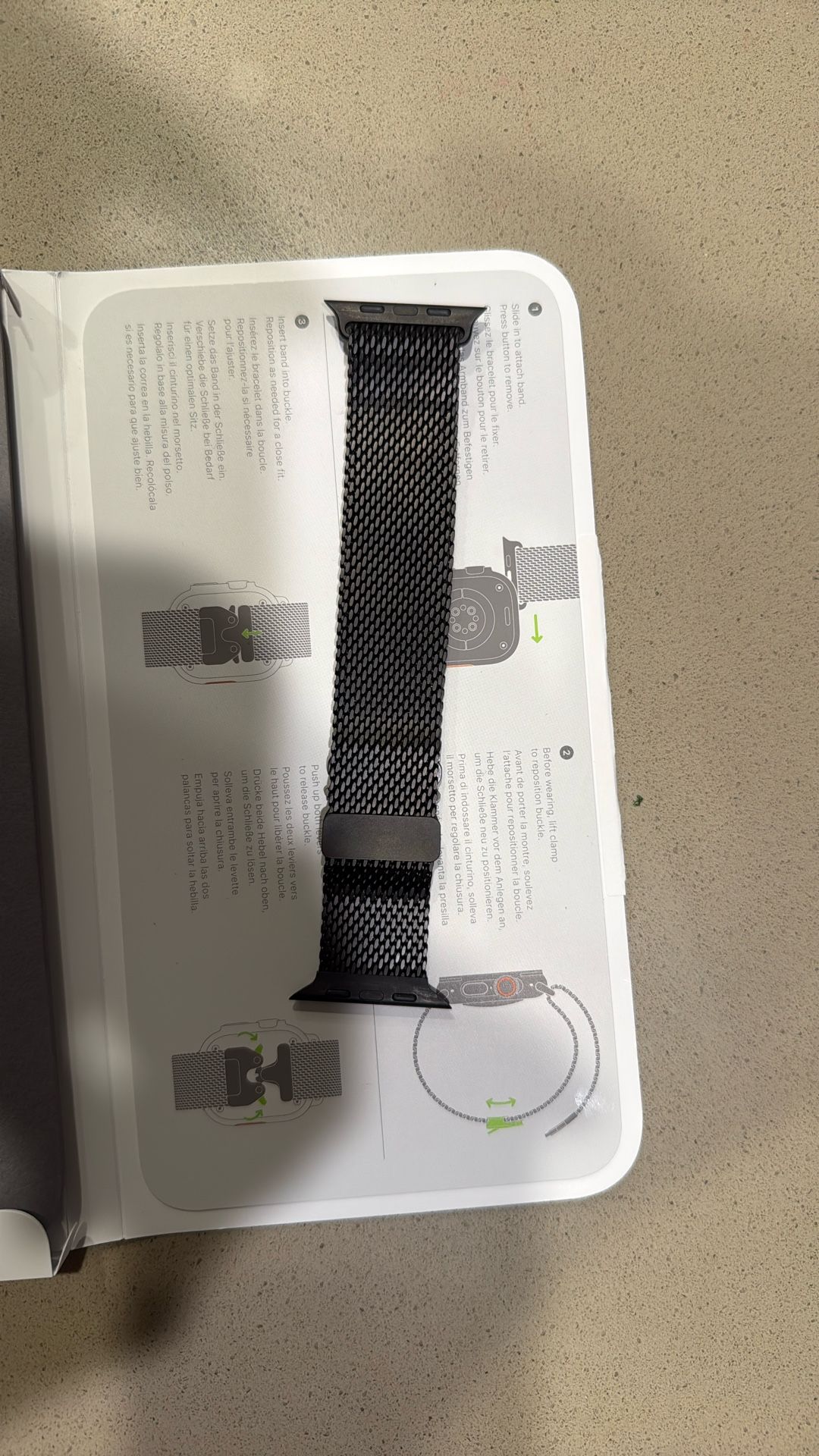 Apple Watch Titanium Milanese Loop Large