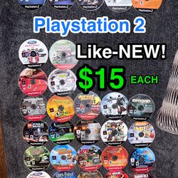 🎮 Like-NEW PS2 Games (disc) Lot • $15 ea 🎮