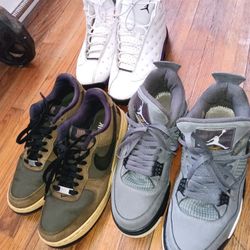 Nike Jordan 4 , Jordan 13  And Air Force 