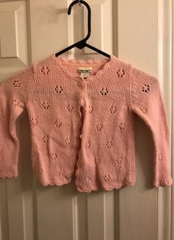 Girls pink sweater size 5t