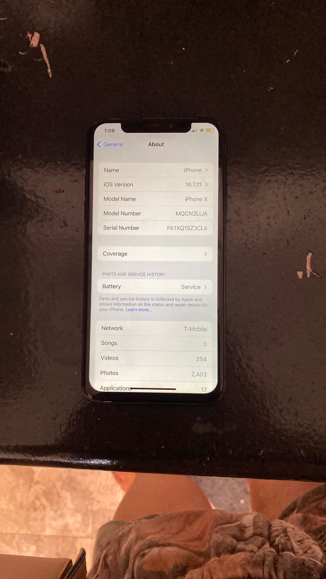 iPhone X 256 GB UNLOCKED Used/like New