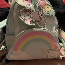 Hello kitty x Pusheen loungefly bag