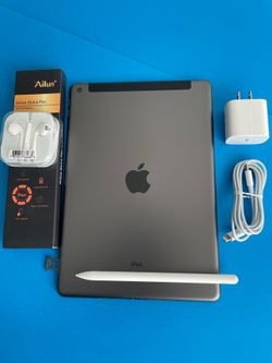 Apple ipad 9th generation 64GB WiFi + cellular unlocked with keybord, pen & Accessories