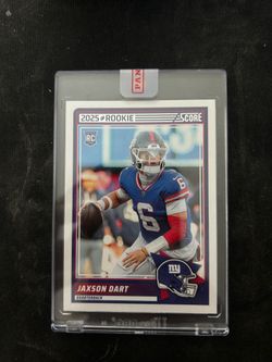 2025 Panini Score Mystery Rookie Redemption Jaxon Dart
