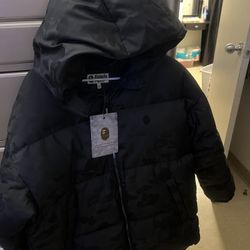 BAPE Solid Camo Jacquard DOWN JACKET
