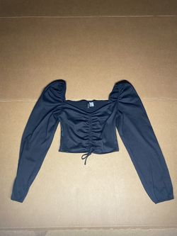 Black Long Sleep Top 