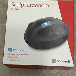 Microsoft Sculpt Ergonomic Mouse - Wireless Mouse - ergonomic - Black