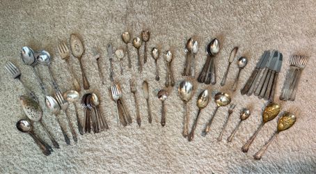 Silver Flatware (Sheffield, Community, Rogers Mfg)