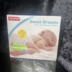 Sweet Dreams - Timeless Lullabies - 45 Songs on 3 CD - Sealed - Fisher Price