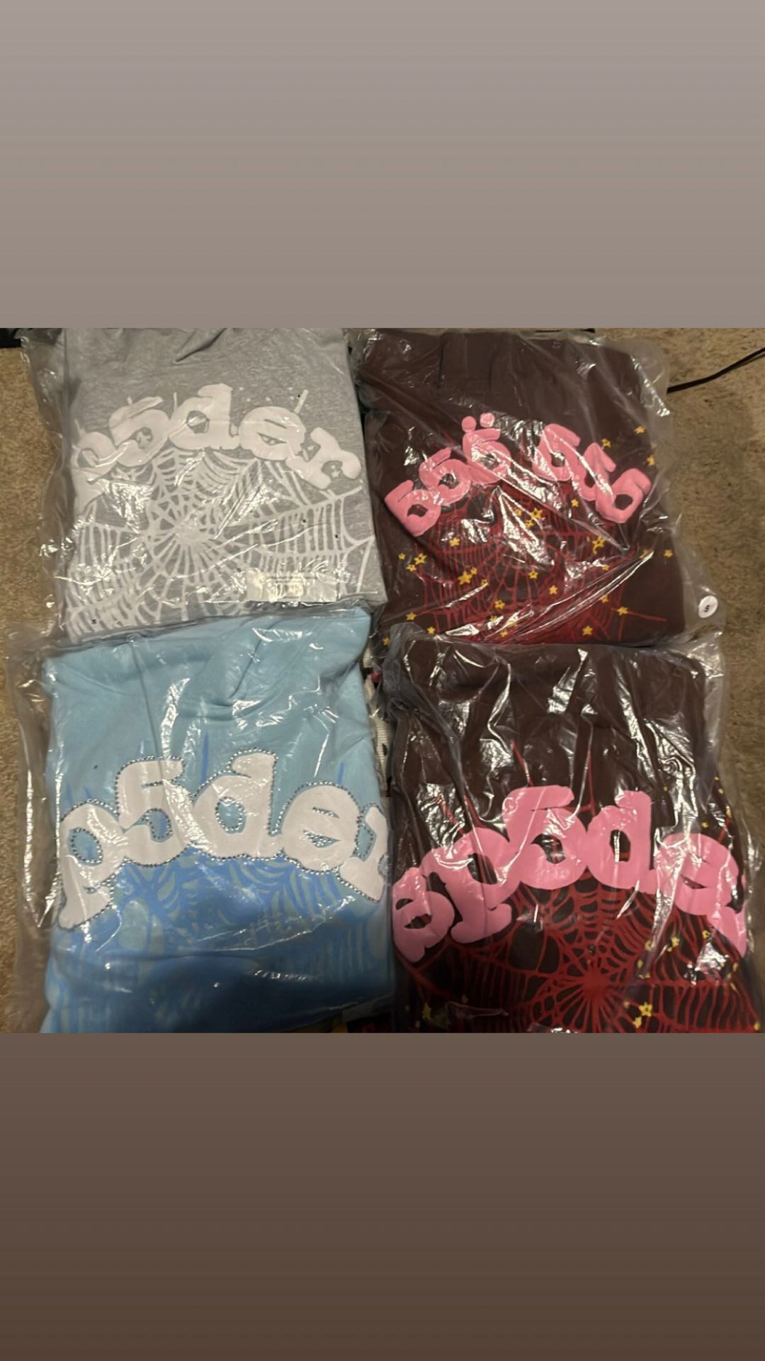 Small sp5der hoodies