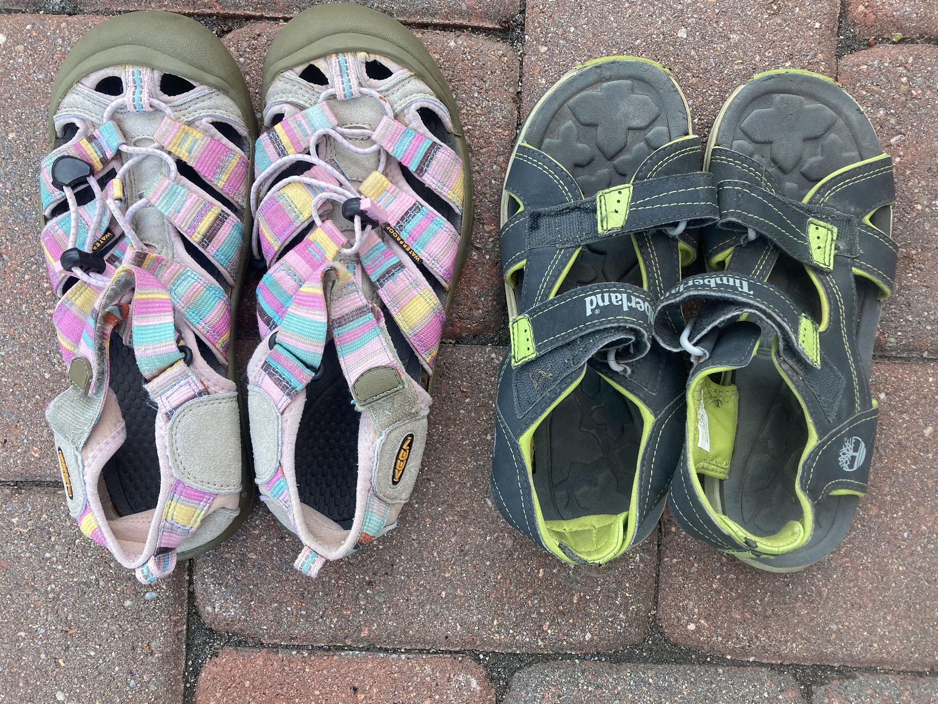 TIMBERLAND & KEEN KIDS SANDALS