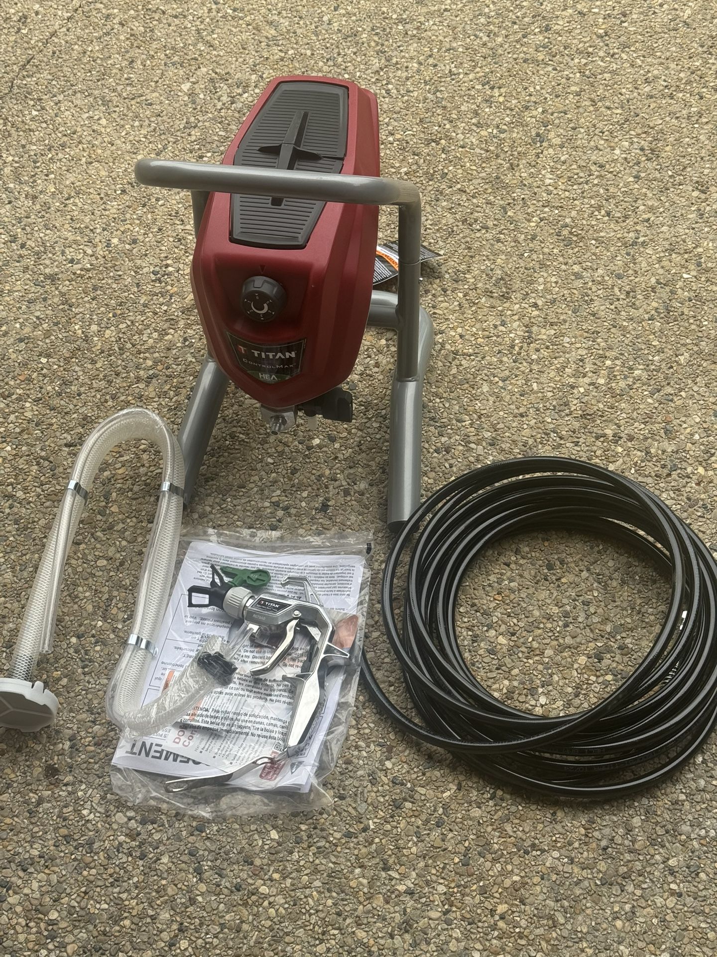 Titan ToolControlMax 1700 High Efficiency Airless Paint Sprayer, HEA Technology decreases Overspray by up to 55% While Delivering Softer Spra