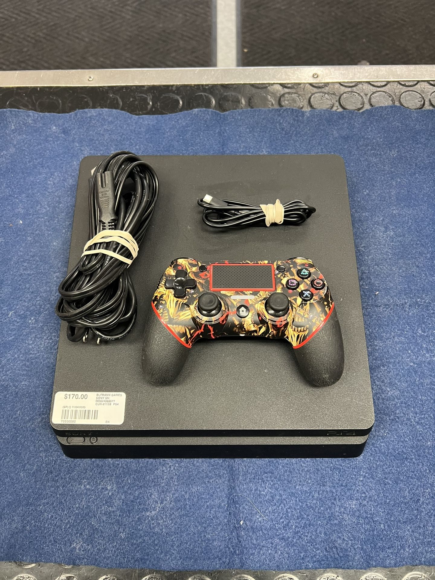 Sony PlayStation 4 Slim With Aftermarket Controller 