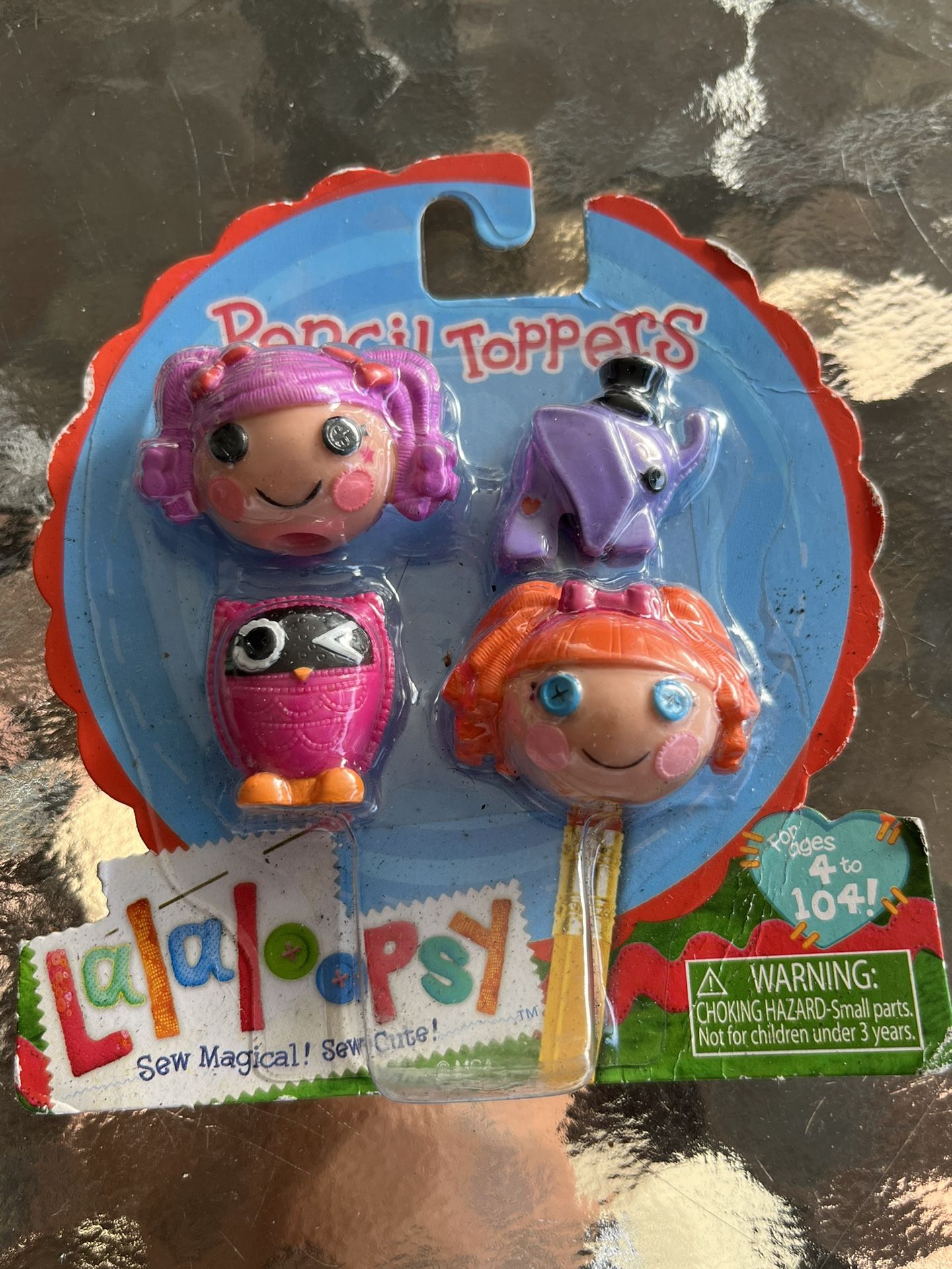 Lalaloopsy Pencil Toppers New Set of 4 Party Favors Peanut Big Top Bea Spells-