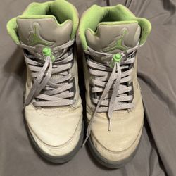 Jordan 5 green bean