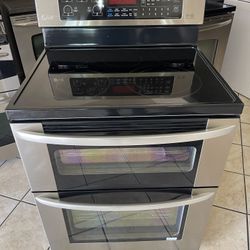 LG Stove Double Oven Stainless Steel