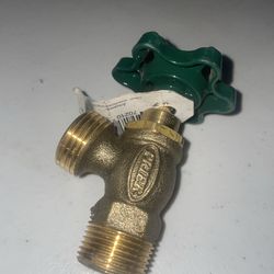 Premium 3/4” Brass Hose Bib Valve – Heavy Duty Outdoor Faucet / Garden Spigot
