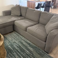 Gray Sectional With Chaise
