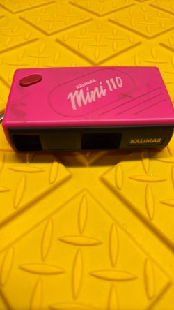 This is a Kalimar Mini 110, a small 110 film camera from the late 1970s or 1980s.